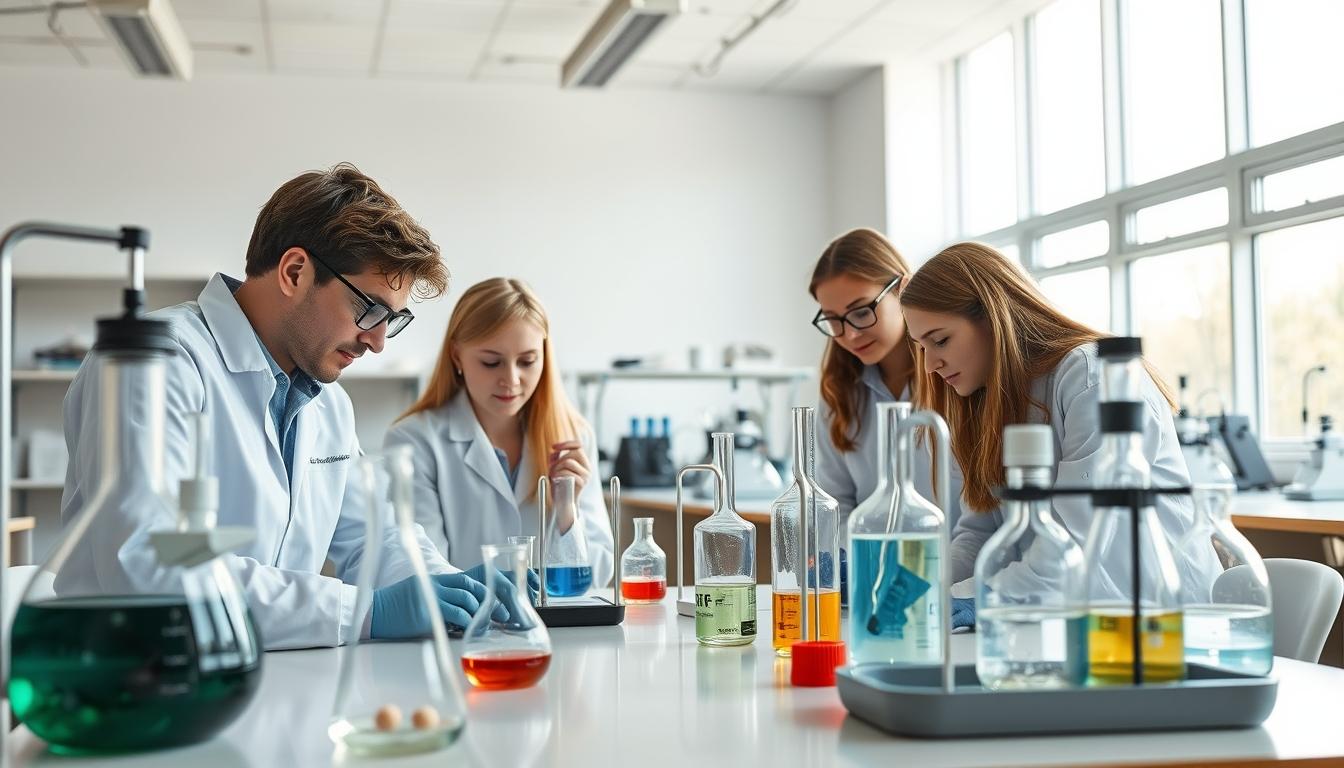 Modern university campus for students